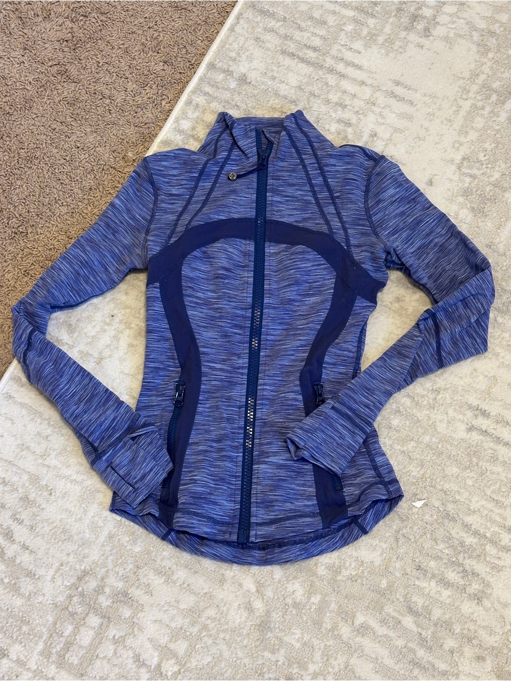 Lululemon royalty blue space dye define jacket size 2